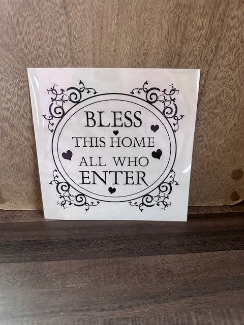 Bless Home Decal