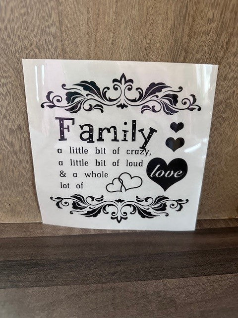 Family Love Decal