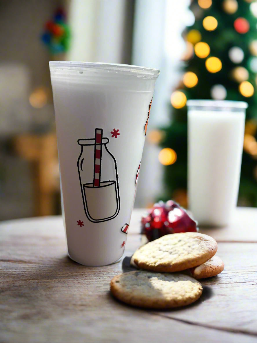 22oz Pre-made Milk & Cookies Tumbler