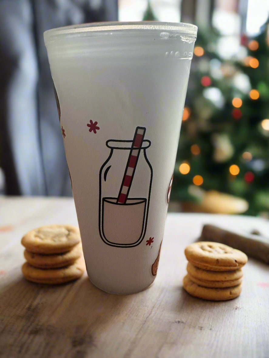 22oz Pre-made Milk & Cookies Tumbler