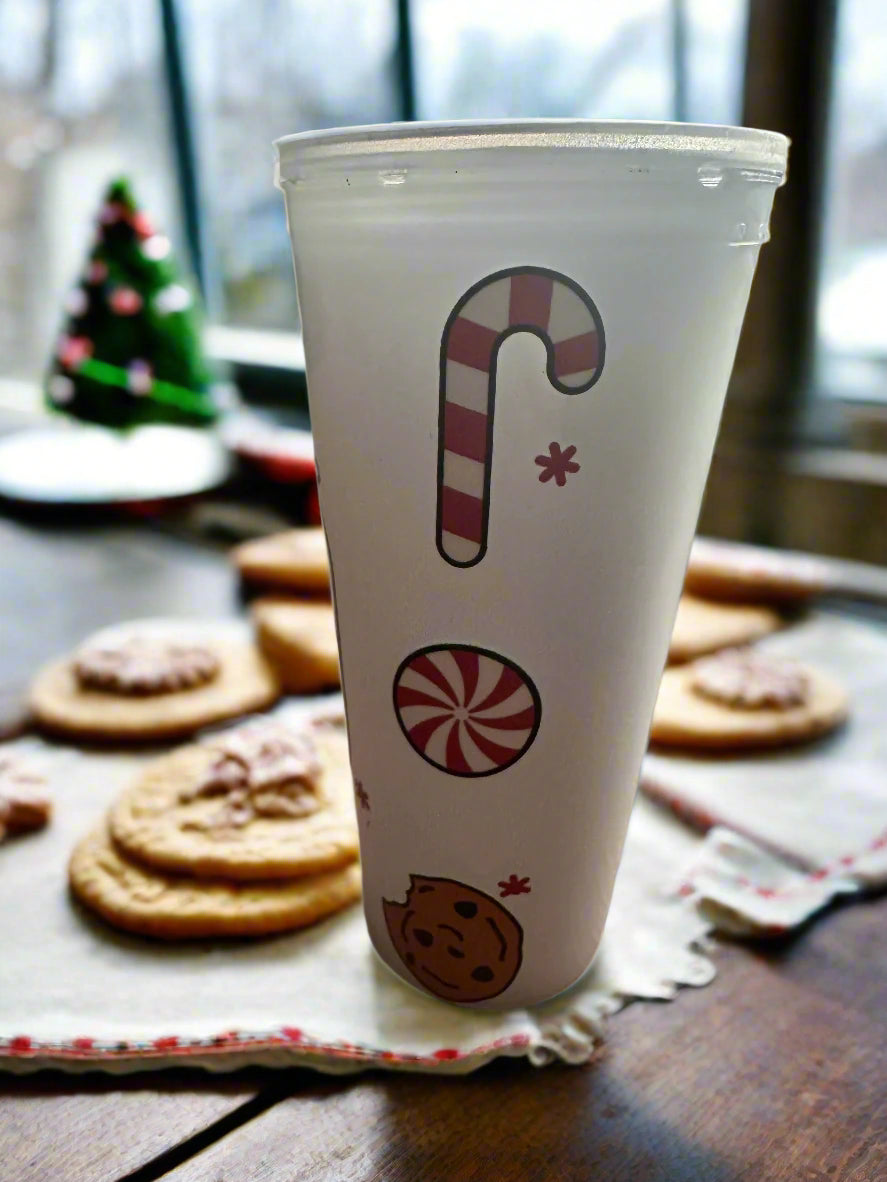 22oz Pre-made Milk & Cookies Tumbler