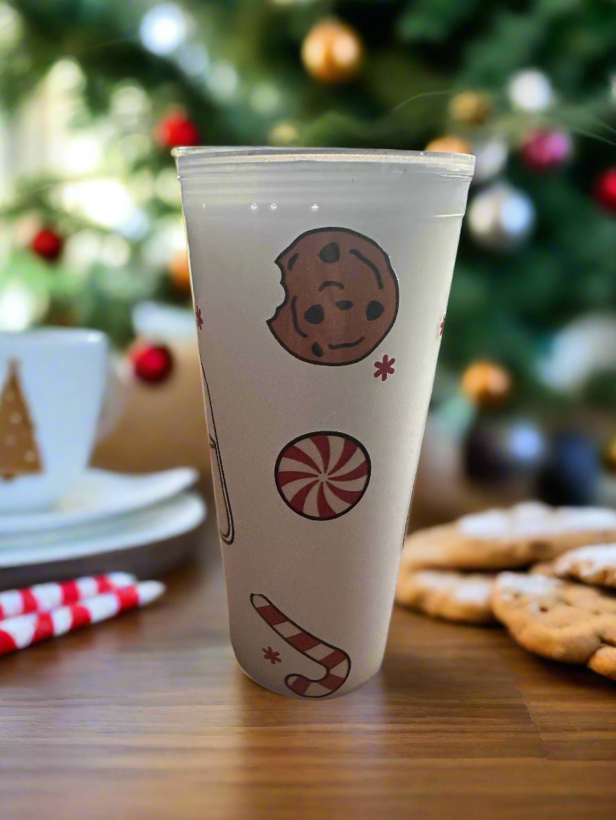 22oz Pre-made Milk & Cookies Tumbler