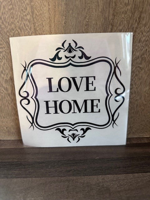 Love Home Decal