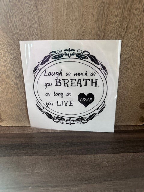 Love, Breathe Decal