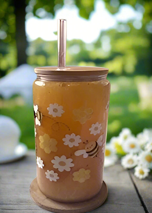 Pre-made Honey Snow globe Tumbler (Fast flow)