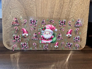 Pink & Green Santa Wrap